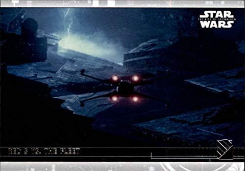 2020 Topps Star Wars The Rise of Skywalker Série 266 Vermelho 5 vs. O cartão de negociação da frota