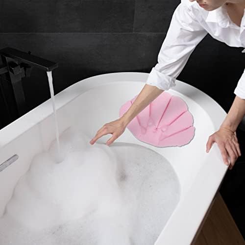 ALREMO XINGHUANG - 3PCS Pillow inflável de banheira com sucção de phota de copo de spa Banho de almofada de