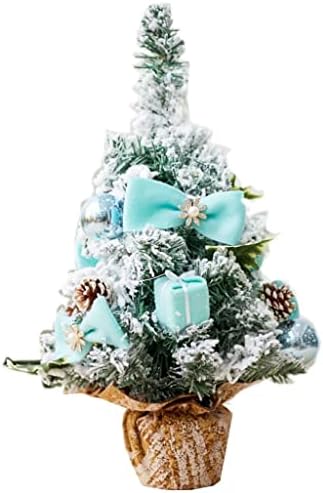 Indyah Christmas pré-iluminada Mini árvore de Natal Tree Pequena Árvore de Natal Árvore de Natal