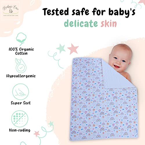 Babys Care Baby Girl Bedding Set, incluindo consolador de bebê, folha e fronha, algodão premium de qualidade