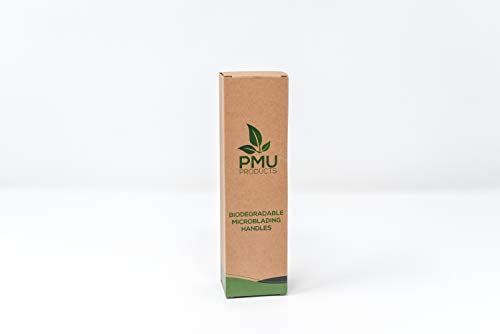 PMU Products Eco-Mandles- biodegradável Microblading lida com ecologicamente corretas-5 peças