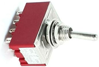 Interruptores de painel de 6 mm aexit de montagem 4pdt On/Off/On 3 Position Switch de alternância de alteração