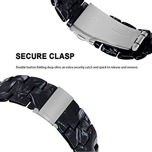 Krudary Bands Compatível com Samsung Galaxy Watch 4 40mm 44mm, Galaxy Ativo 2 40mm 44mm/ Ativo 40mm, 20mm