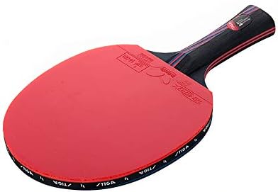 Sshhi Ping Pong Bat, madeira de 17 camadas, borracha, ataque de tênis de tênis de tênis de ataque rápido /