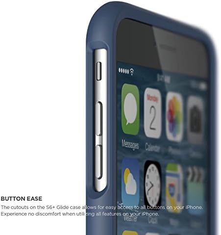 Caso do iPhone 6S Plus, Caso de Came de Glide do Elago S6 para o iPhone 6s Plus Somente + Filme de Proteção