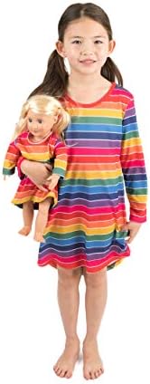 Leveret Matching Doll & Girls Nightgown Kids & Toddler Pijamas Unicorn Sleepwear Fits American Girl