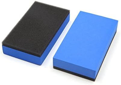 uxcell 10pcs azul espuma composta de esponja preta eva carros de depilação Ferramenta de polimento