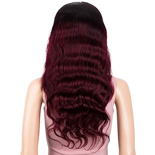Spotlight 13x4 Lace Frontal Wigs Hair Human ombre Vermelho Cabelo humano Wigs Body Wave Lace Front Wigs