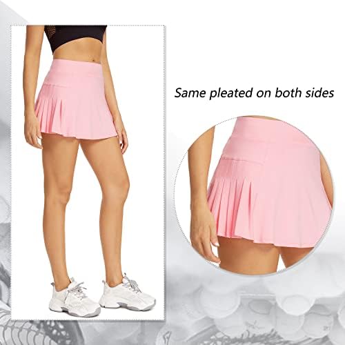 Salia de tênis Athletic Mini Skirt Performance Performance Golf Tennis Skorts Saias para mulheres