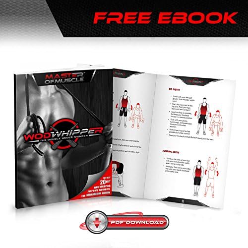 Jump corda - mestre duplo unders & smash Your Workout + Fitness Training Ebook, caixa de transporte de corda
