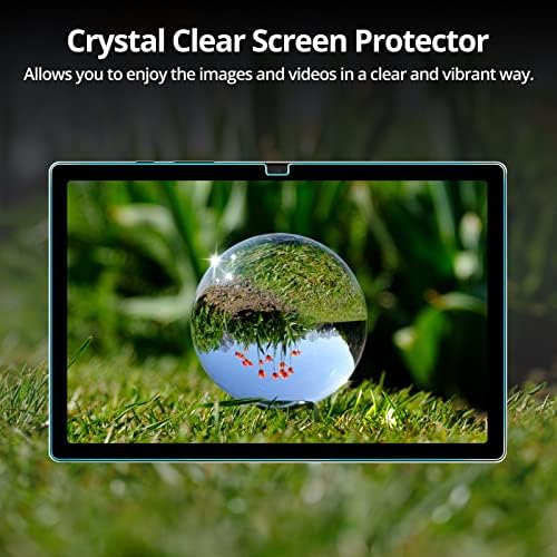 Protetor de tela de vidro temperado de 2 pacotes para 10 polegadas de samsung galaxy tab A8, 9H Dração alta HD