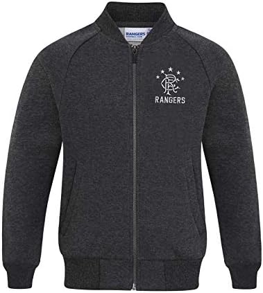 Rangers FC Official Soccer Gift Boys Retro Varsity Baseball Jacket