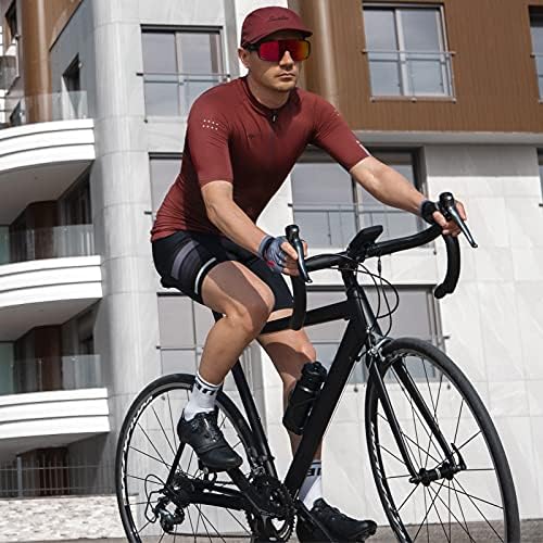 Calça de babador de bicicleta de ciclismo santic shorts de bicicleta de bicicleta de bicicleta calça