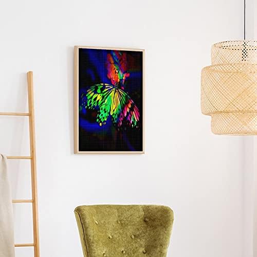 Rainbow Butterfly Diamond Painting Kit Art Pictures Diy Full Drill Acessórios para casa adultos Presente para decoração