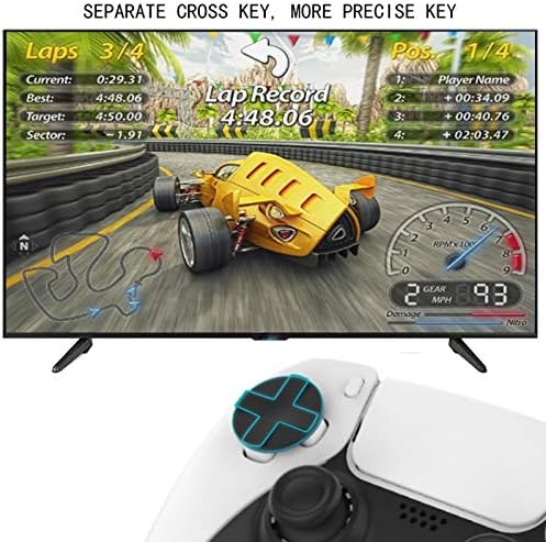Faixa de decoração do controlador de jogo 2PCS para PS5, capa de estoagem decorativa para controlador
