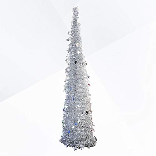 ABAODAM 120cm Decoração de Natal High Pet Pedro Plástico Plástico Telescópico Árvore de Natal Festa de Festa de
