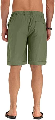 Shorts coloridos de uofoco, botão de homem reto shorts de perna de verão plus size running boursable
