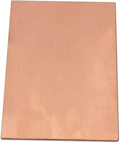 Folha de latão Huilun 99,9% Material de placa de cobre de cobre puro 100x150mm-espessura: 1.