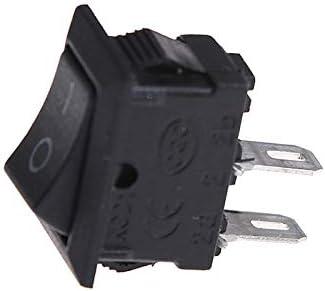 1PCS KCD1-11 Black Rocker Switch Power Switch On-Off 2 Posição 2 pinos 16A 250VAC 3A