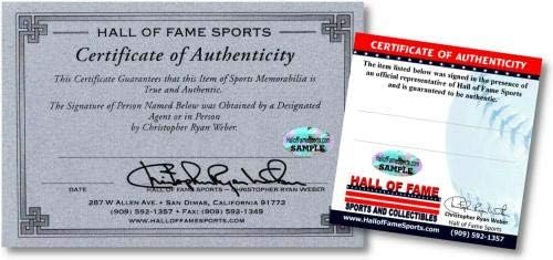 Jamie Hoffmann assinou autografado MLB Baseball Los Angeles Dodgers CoA - Bolalls autografados