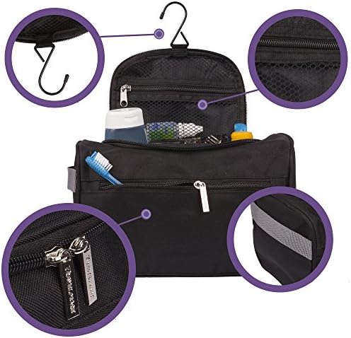 Travelmore Holding Bolsa de higiene pessoal de viagem Organizador e kit de higiene do banheiro