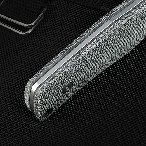 Kizer Elgon faca de lâmina fixa 3,94 polegadas D2 Faca de bolso de aço preto Micarta com bainha 1049A1