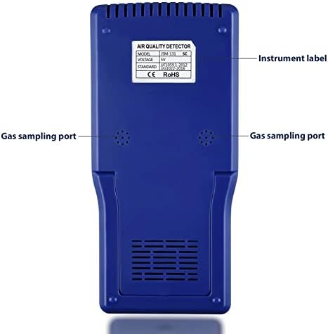 GENIGW MEDIDOR DE CO2 portátil doméstico Casa Multifuncional Medidores de CO2 PPM Mini Detector Gases