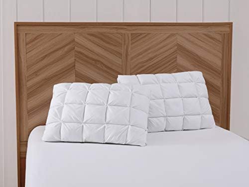 Charisma Luxe Down Down Gel Alternativo Câmara cheia de 2 travesseiros de pacote Tamanho padrão branco