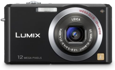 Câmera digital Panasonic Lumix FX100K 12.2MP com zoom estabilizado de imagem óptica de 3,6x de larga