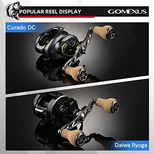 Gomexus Power Handle Compatível para Shimano SLX TRANX DAIWA TATULA Zilhão Abu Garcia Revo 13 Fishing