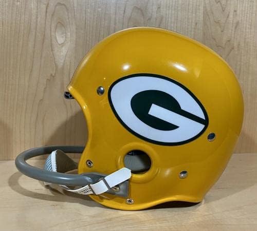 Bart Starr Jim Taylor Paul Hornung assinou Packers NFL RK Suspension Helmet PSA + - Capacetes NFL