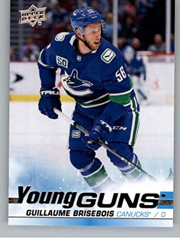 2019-20 Deck superior 495 Guillaume Brisebois Young Guns RC Rookie Vancouver Canucks NHL Hockey
