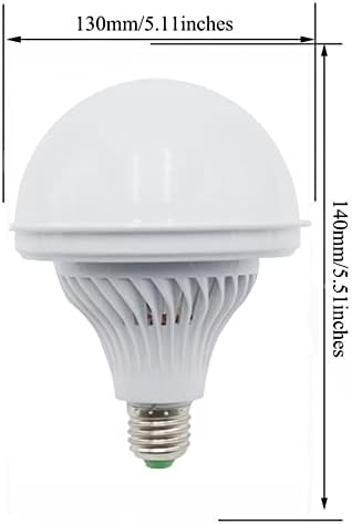 Lâmpada de emergência LED com gancho Branco de 5700k Bulbo recarregável 15W E26/E27 LED LED LUZ INTENCIANTE