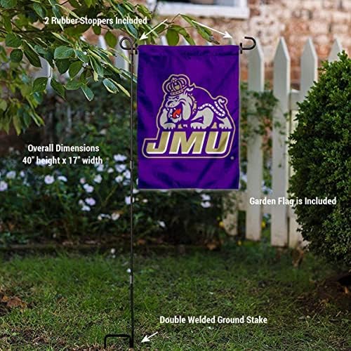 James Madison Dukes Garden Bandle and Flag Stand Poster Setent