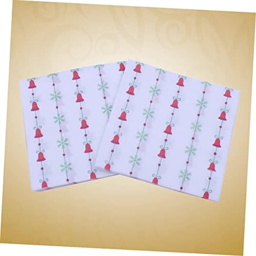 Luxshiny 20pcs papel guardanapos da festa de natal guardinhas de impressão decorar