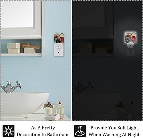 London Led Night Light, Kids Nightlights for Bedroom Plug Int Wall Night Lamp brilho ajustável para