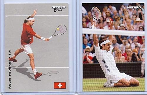 Roger Federer 2003 NetPro Elite 1º Lot de Cartão de Rookie já impresso! Lenda do tênis!