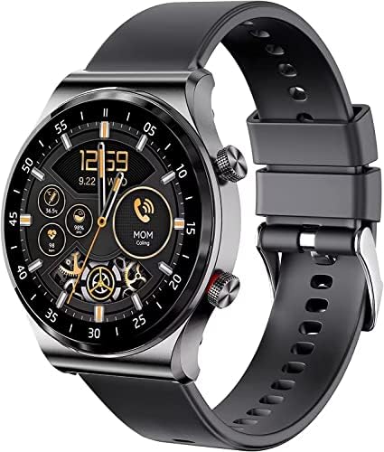 Bluenext Smart Watches for Men, 2021 versão 1.30 '' Smart Watch for Android iOS Phones com recepção/dial, rastreador