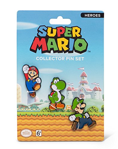 Conjunto de pinos de colecionador PowerA - Super Mario Heroes