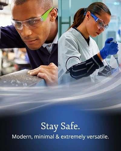 Óculos de segurança AQULIUS ANSI Z87+ Certificado - óculos protetores resistentes a arranhões/impactos