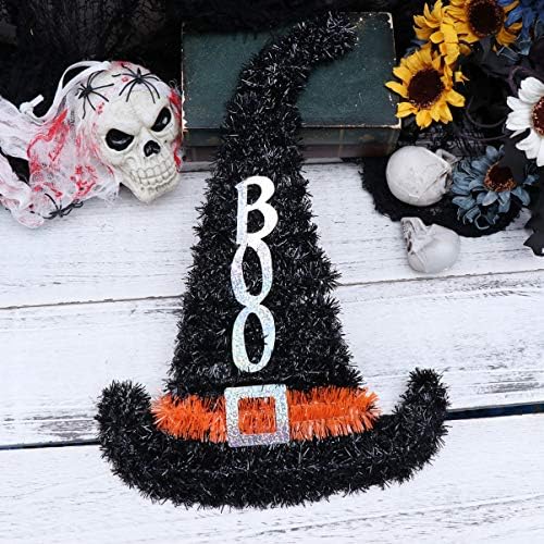 Sewacc Witches chapéus Halloween chapéu de bruxa pendurado ornamento chapéu de bruxa hap parede de decoração de