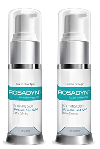 Rosadyn Rosacea Soro de 2 pacote | Gel facial suave, hidratante e creme anti -envelhecimento em um - com ingredientes
