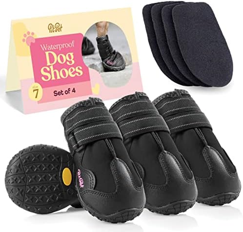 Sapatos de cachorro impermeáveis ​​- sapatos estilosos para cães - botas de cachorro com fundo de borracha