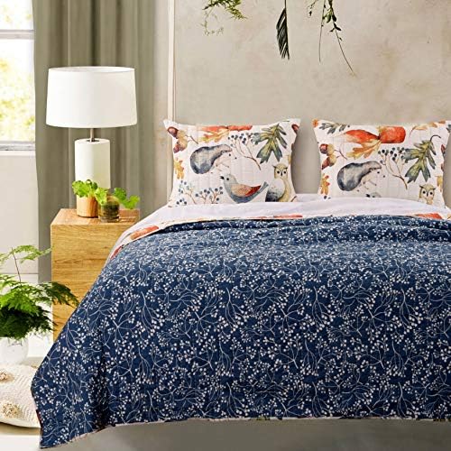 Barefoot Bungalow Willow Quilt Set, rei, off/branco, GL-1806bmsk