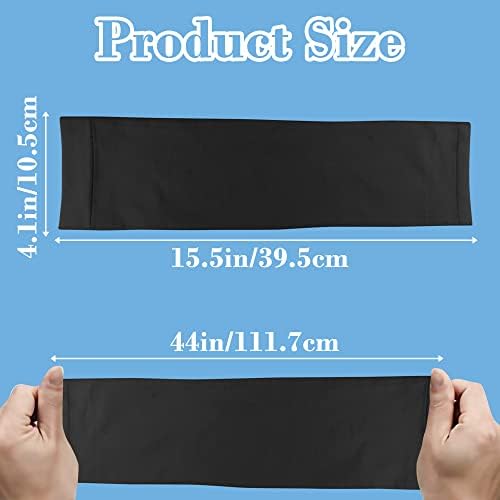Mangas de braço Hoydate para homens mulheres, tamanho L - XL, UV Sun Protection Sleeve Ice Silk Compression