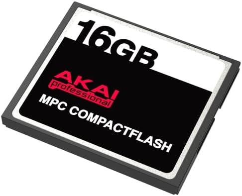 Akai 2 GB MPC Compactflash CF Memory Card para MPC500, MPC1000, MPC2500, MPC4000