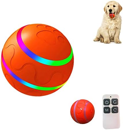 Carethys Smart Interactive Dog Balls ， Automatic Moving Salking Girlating Ball com luzes ， inclui