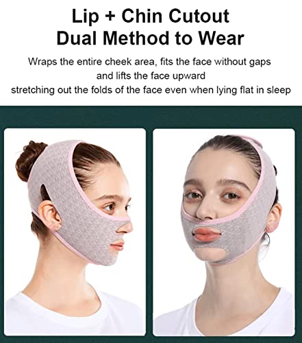 2pcs beleza rosto esculpindo máscara de sono, redutor de queixo duplo, máscara de face de modelagem de