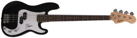 CJ Ramone assinou autógrafo preto em tamanho grande Fender Bassi -Bass Guitar com James Spence JSA Autenticação