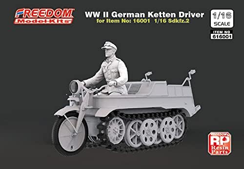 Fre616001 Kit de modelo de liberdade Segunda Guerra Mundial SD.KFZ.2 Para Ketten Craft Lat, Kit de resina